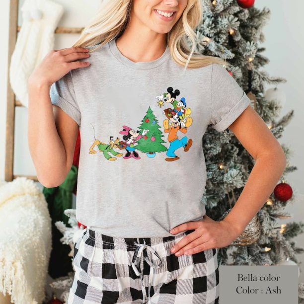 Mickey And Friends Dog Street Christmas T-Shirt, Disney Christmas Shirt, Christmas Disney tshirt