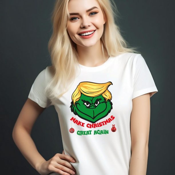 Make Christmas Great Again, Trump Christmas T-Shirt, Grinch Trump, Jolly Xmas Shirt, Jolly Shirt, Xmas Holiday Shirt, Funny Christmas Gift,