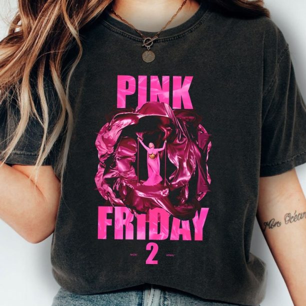 Nicki Minaj T-shirt Pink Friday 2 Sweatshirt Pink Friday