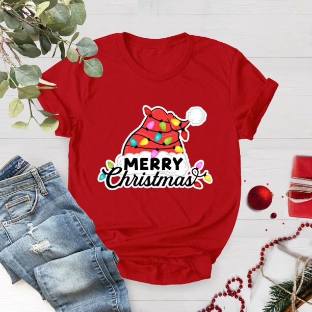 Santa Hat Christmas shirt