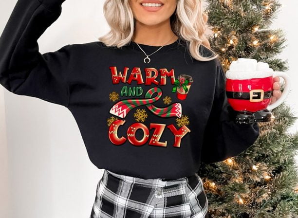 Warm and Cozy Women Christmas Sweatshirt