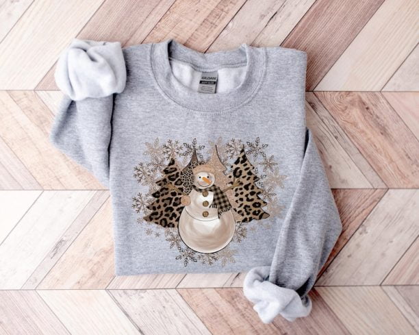 Leopard Christmas Tree Sweatshirt