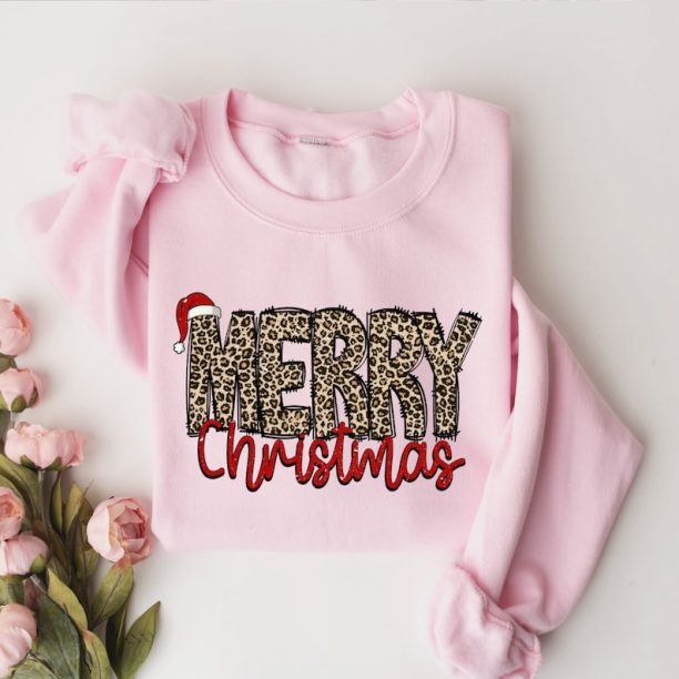 Leopard Christmas Sweatshirt