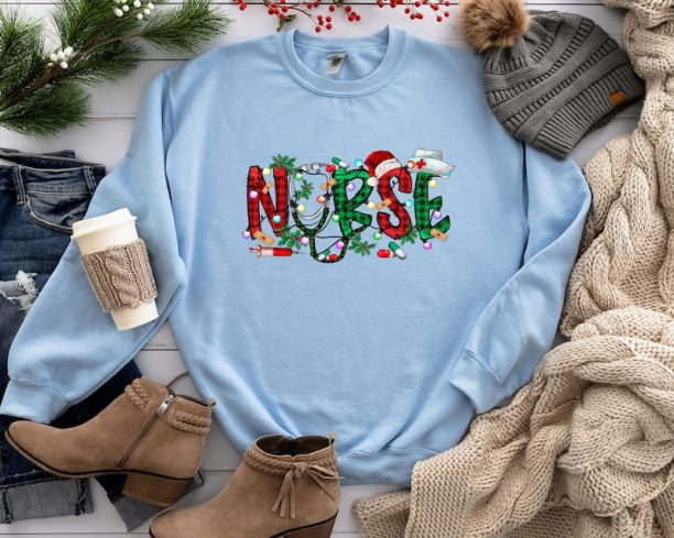 Nursing Christmas Sweatshirt