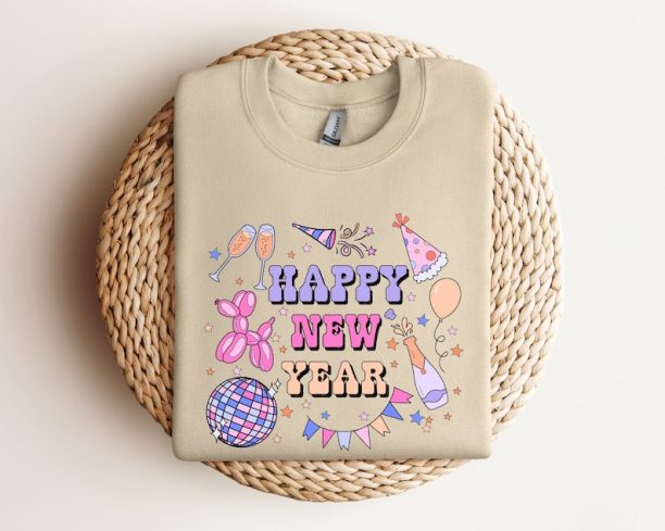 Happy New Year Sweatshirt, Happy New Year 2024