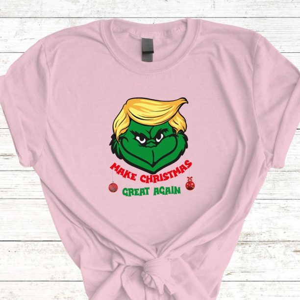 Make Christmas Great Again, Trump Christmas T-Shirt, Grinch Trump, Jolly Xmas Shirt, Jolly Shirt, Xmas Holiday Shirt, Funny Christmas Gift,