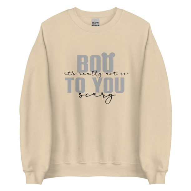 Disney Halloween Parade Sweatshirt Boo To You Parade Lyrics Unisex Sweatshirt