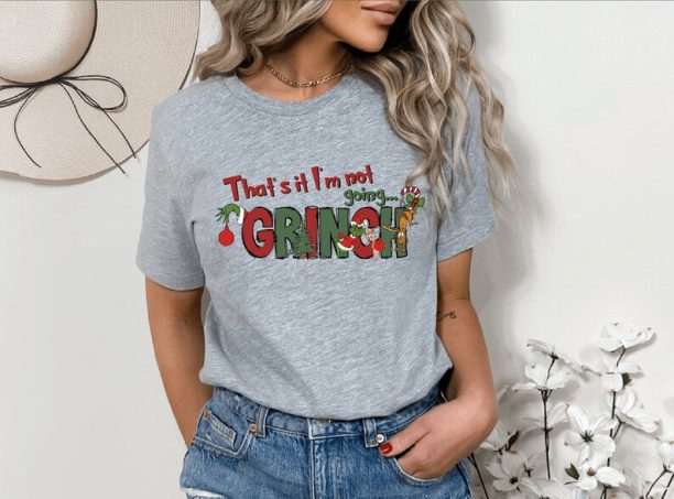 Grinch Christmas Shirt, Grinch tshirt, Christmas Shirt, Grinch Shirt, Christmas Vibes, Gift for All, Funny Grinch Shirt, Merry Christmas