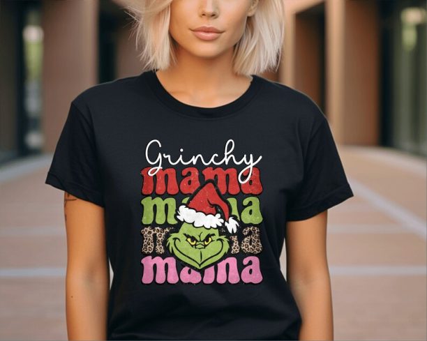 Grinch Christmas Shirt, Grinch Shirt, Christmas Shirt, Grinch tshirt, Christmas Vibe, Gift for All, Grinchy Mama Shirt, Merry Christmas