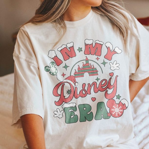 In My Disney Era Christmas Shirt, Disney Trip, Colorful Vacay Shirt, Disney Aesthetic Shirt, Disneyworld Shirt, Disney Family Shirt