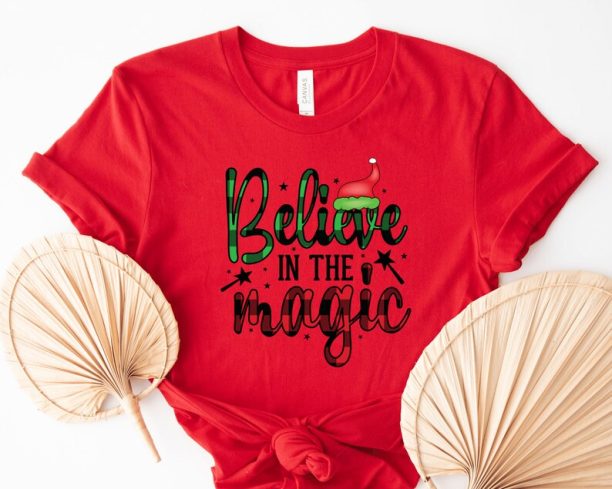 Believe In The Magic Sweatshirt, Disney Believe Shirt, Magic Kingdom Shirt, Disney Magical World Shirt, Christmas Sweater, Party Sweatshirt