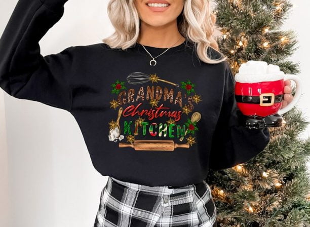 Grandma's Christmas Kitchen Sweatshirt