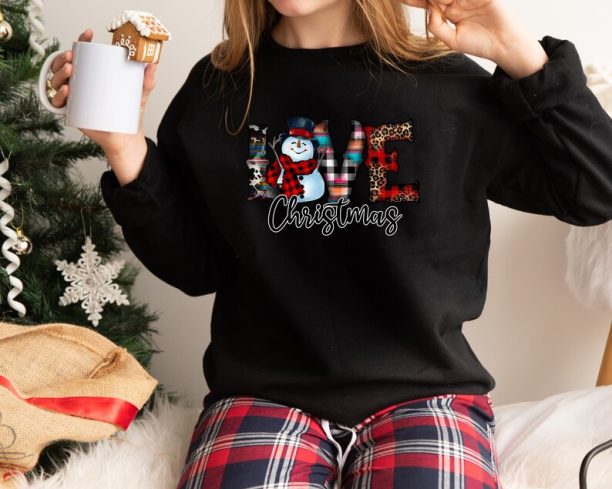 Love Christmas Matching Sweatshirt