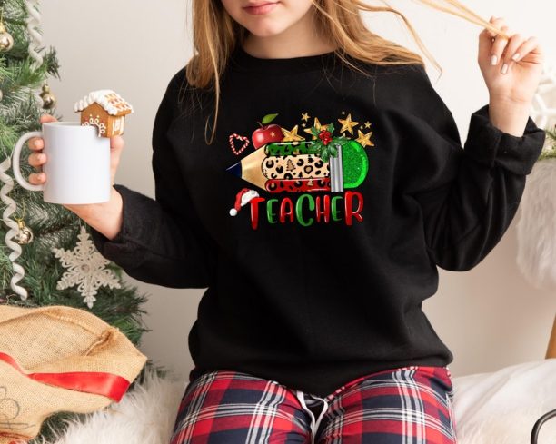 Merry Christmas Teacher Sweatshirt