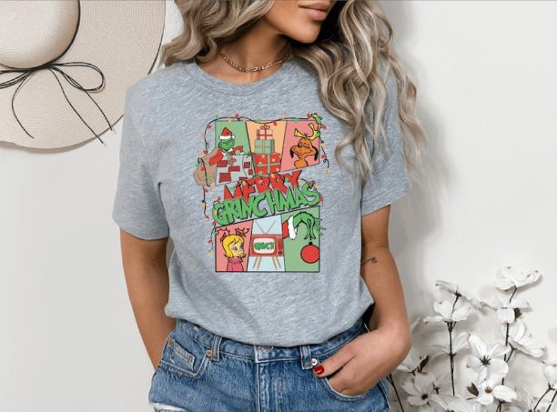 Grinch Christmas Shirt, Grinch Shirt, Christmas Shirt, Grinch tshirt, Christmas Vibe, Gift for All, Funny Grinch Shirt, Merry Christmas