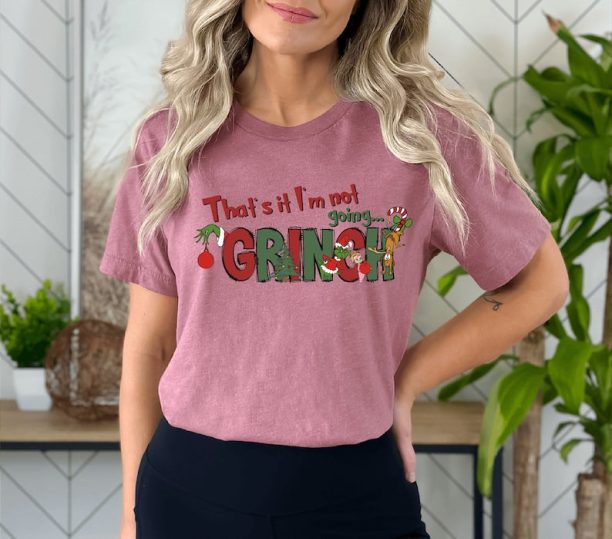 Grinch Christmas Shirt, Grinch tshirt, Christmas Shirt, Grinch Shirt, Christmas Vibes, Gift for All, Funny Grinch Shirt, Merry Christmas