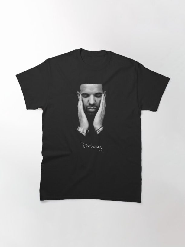 Drke Drizzy Rapper Black and White Classic T-Shirt