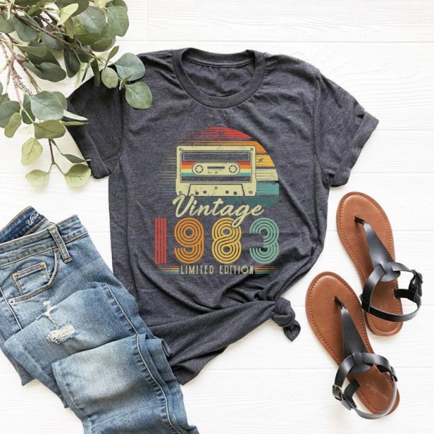 1983 Vintage Shirt, 1983 Birthday Shirt, 40th Birthday Gift