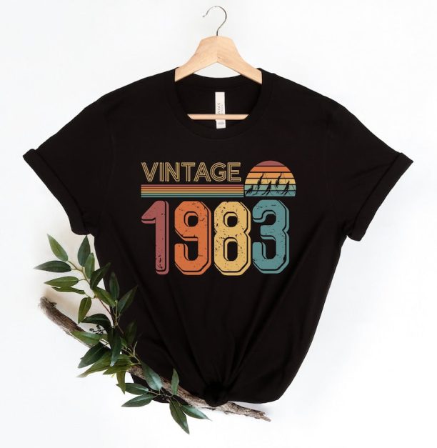 1983 Vintage Shirt, 1983 Birthday Shirt, 40th Birthday Gift