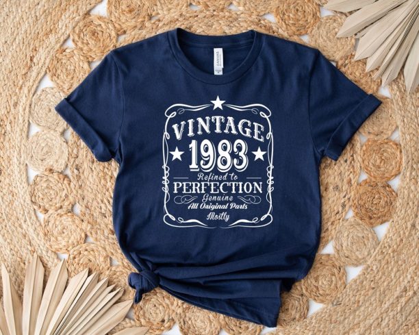 40th Birthday Shirt, Vintage 1983 Shirt, Retro 40th Birthday Tee