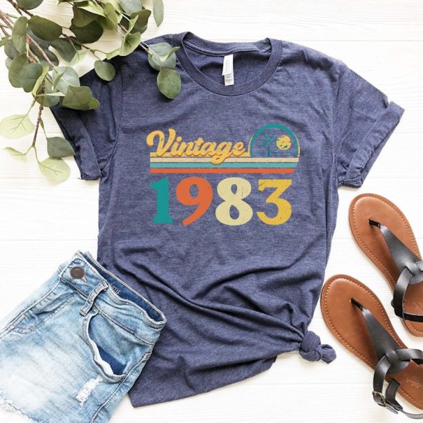 1983 Vintage Shirt, 1983 Birthday Shirt, 40th Birthday Gift