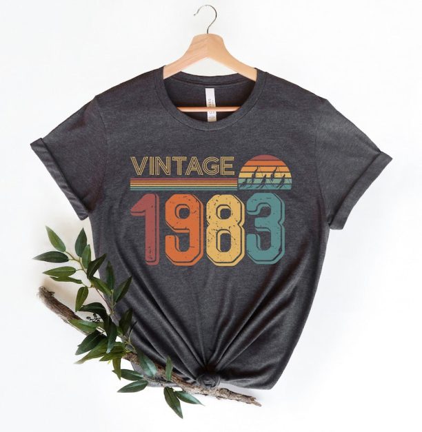 1983 Vintage Shirt, 1983 Birthday Shirt, 40th Birthday Gift