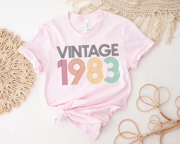 1983 Vintage Shirt, 1983 Birthday Shirt, 40th Birthday Gift