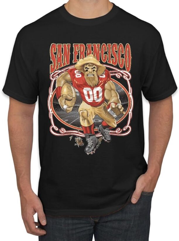 San Francisco Fan, SF Fantasy Football Sports Men's T-Shirt