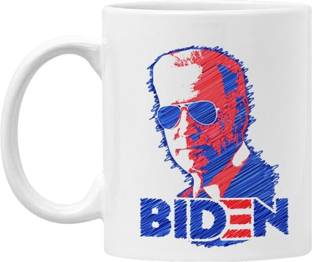 GTR SOURCE Joe Biden Mug - Democrat Coffee Mug - Ceramic Mug - Biden Harris Cup - President Gifts - Patriotic Coffee Mug