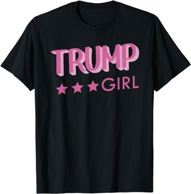 Trump Girl 2024 Shirts Trump Girl Pink For Girls For Women T-Shirt