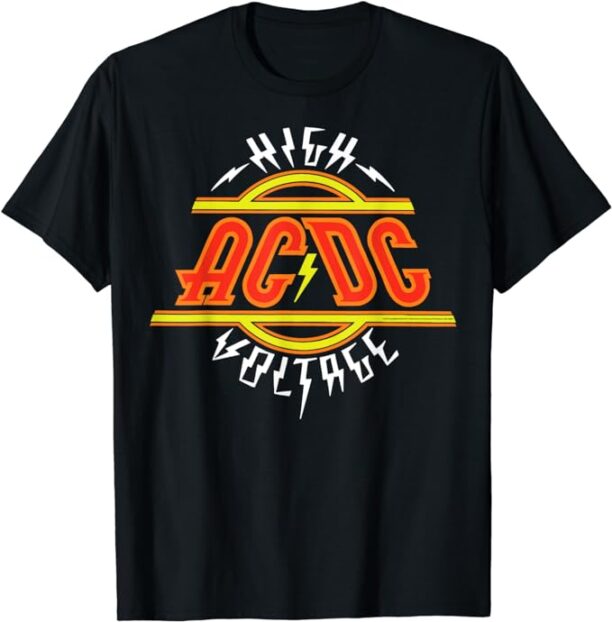 AC,DC - High Voltage Red Logo T-Shirt