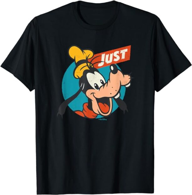 Disney Just Goofy Vintage Classics Retro Funny T-Shirt