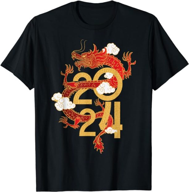 Chinese New Year 2024 Year Of The Dragon Lunar New Year 2024 T-Shirt