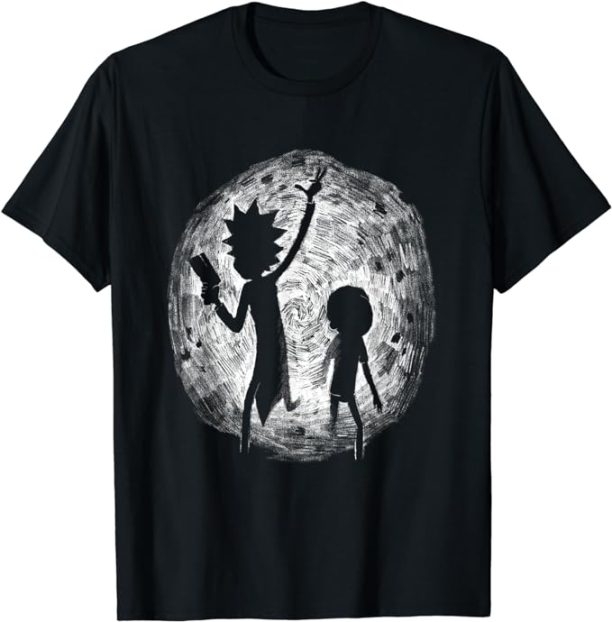 Rick & Morty Portal Hand Drawing - T Shirt