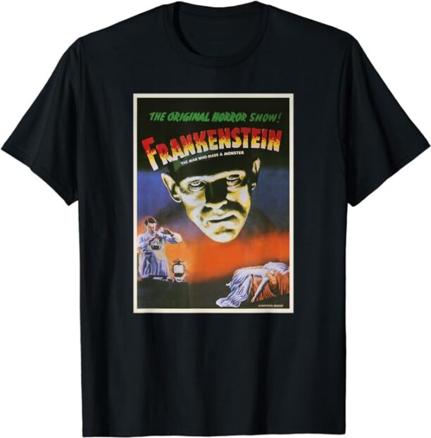 Universal Studios Frankenstein Original Poster T-Shirt T-Shirt