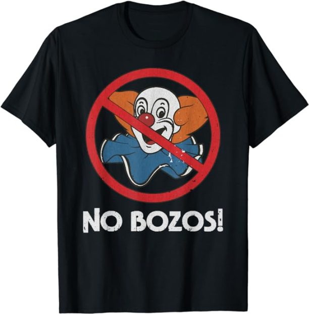 Vintage No Bozos 1983 Clowns T-Shirt