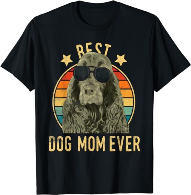 Best Dog Mom Ever Field Spaniel Mother's Day Gift T-Shirt