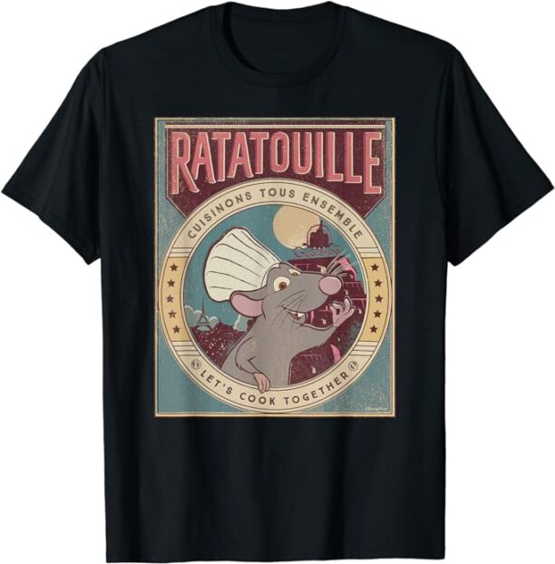 Disney and Pixar’s Ratatouille Chef Remy Let’s Cook Together T-Shirt