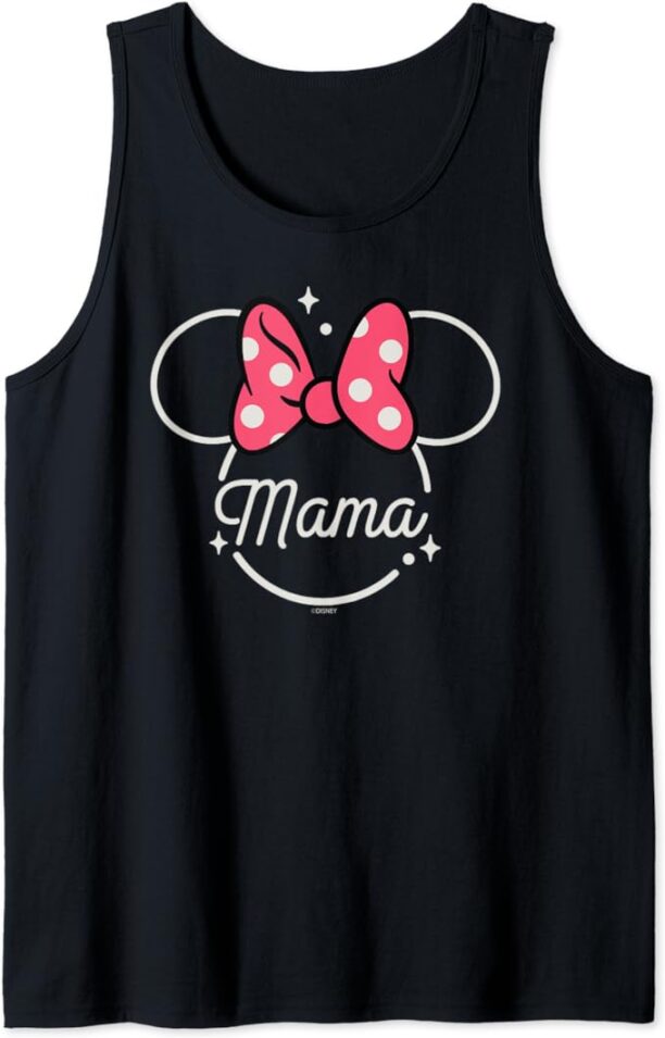 Disney Minnie Mouse Mama Head Icon Magic Mother’s Day Tank Top