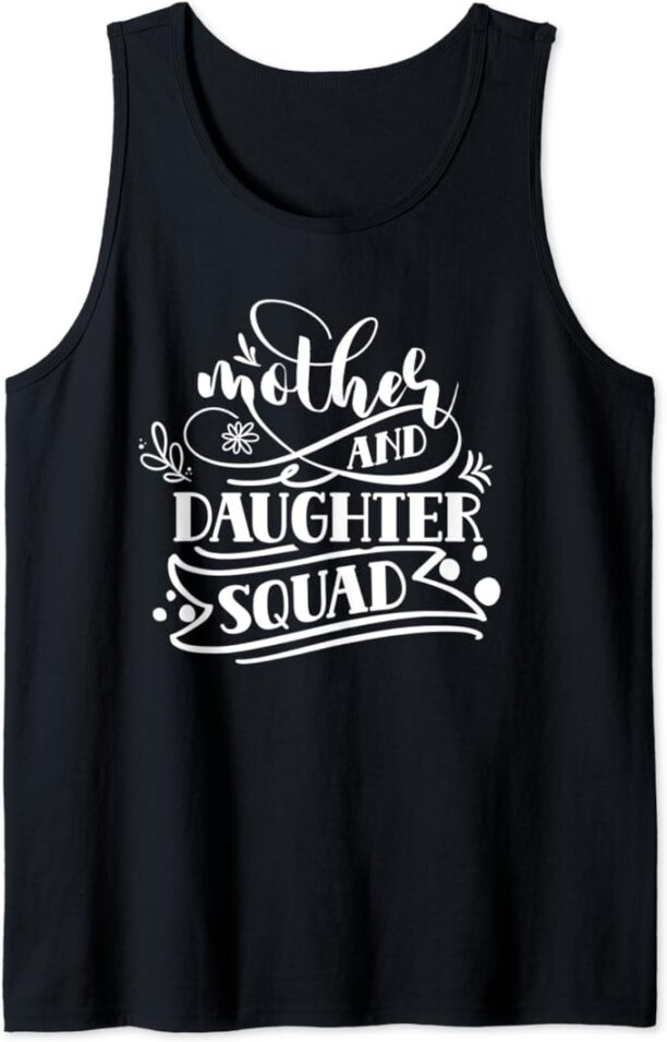 Mother Daughter Squad Children Mom Kid Child Mommy Mama Tank Top