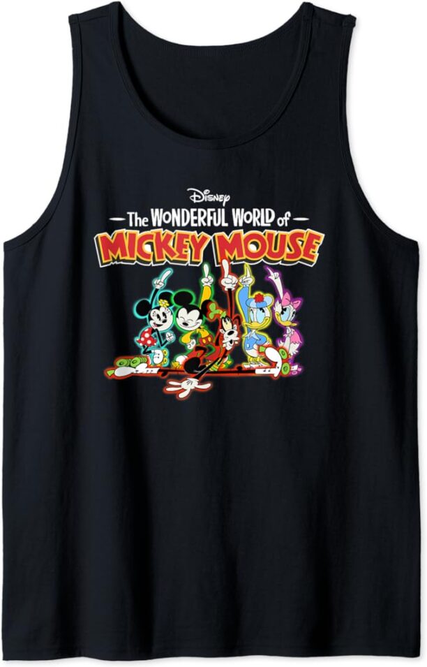 Disney The Wonderful World of Mickey Mouse Disco Tank Top