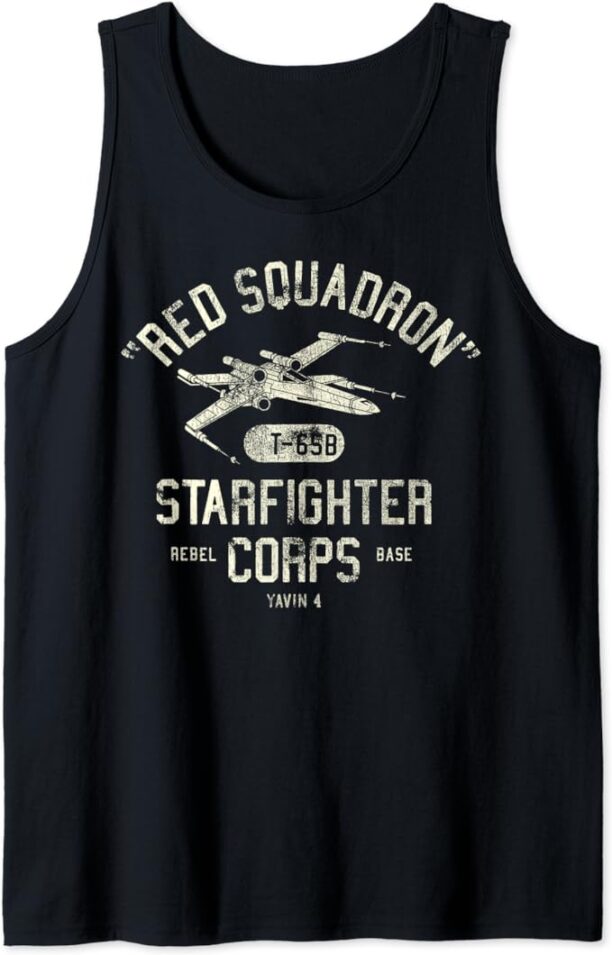 Star Wars Red Squadron Starfighter Corps Logo Tank Top