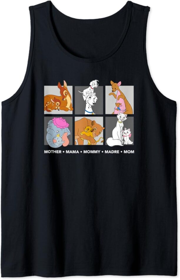 Disney Characters Neutral Mother's Day Tank Top