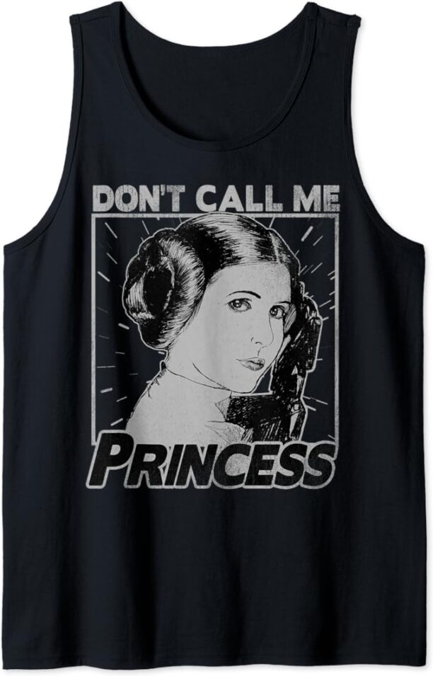 Star Wars Princess Leia Don't Call Me Princess Portrait Tank Top