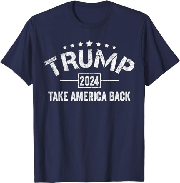Donald Trump 2024 Take America Back 4th Of July Election T-Shirt