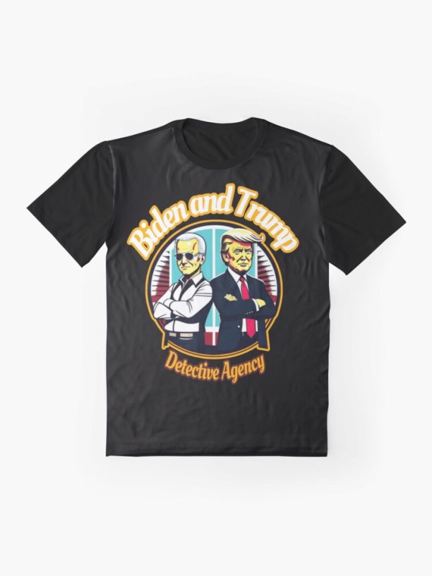 Biden and Trump detective agency Graphic T-Shirt