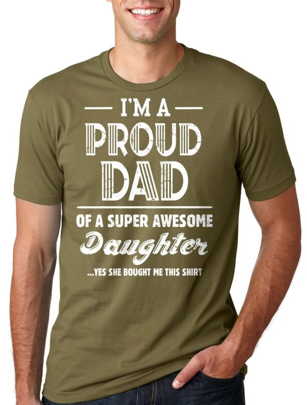 Father's Day Gift Funny Gift For Dad Cool T-shirt Father's Day Gift Ideas Gift For Father From Daughter