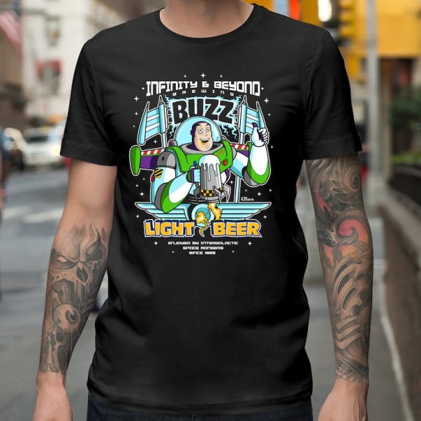 Lightly Buzzed T Shirt / Light beer / Beer Label / Beer / Retro/ Movies / Mens / womens / Unisex