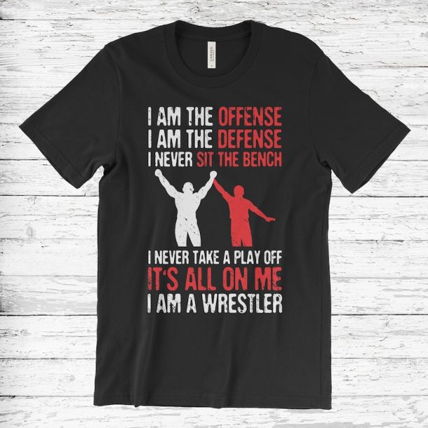 Wrestling Wrestlers Sport Vintage Wrestler Gift T-Shirt, High School, college and professional, American USA tournaments