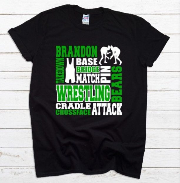 Wrestling shirt, Personalized Wrestling Shirt, Wrestling Subway Art shirt, Wrestling shirt, Fivesies Design